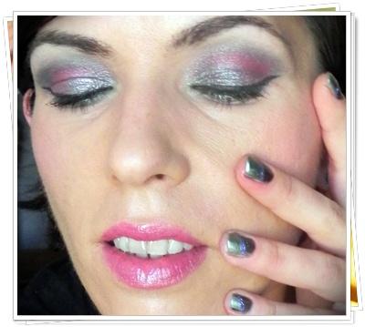 Look para un esmalte holográfico