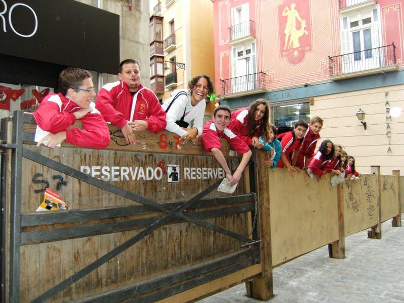 VISITA A PAMPLONA DE NUESTRA SELECCION CADETE E INFANTIL