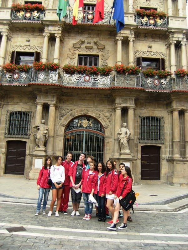 VISITA A PAMPLONA DE NUESTRA SELECCION CADETE E INFANTIL