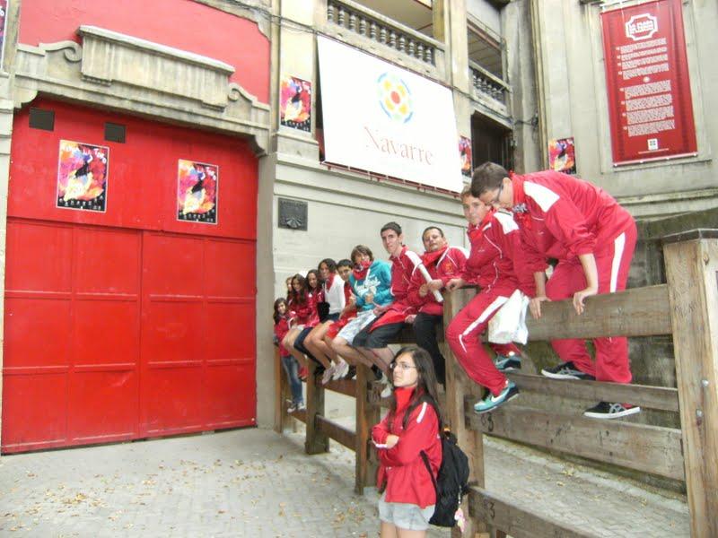 VISITA A PAMPLONA DE NUESTRA SELECCION CADETE E INFANTIL