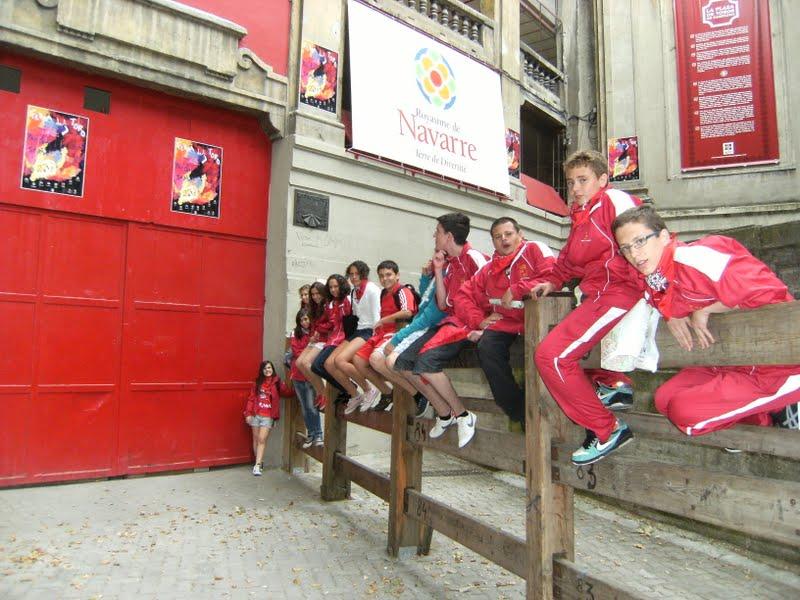 VISITA A PAMPLONA DE NUESTRA SELECCION CADETE E INFANTIL