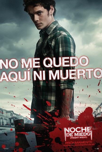 Pósters individuales españoles de 'Noche de Miedo' ('Fright Night')