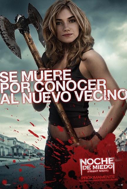 Pósters individuales españoles de 'Noche de Miedo' ('Fright Night')