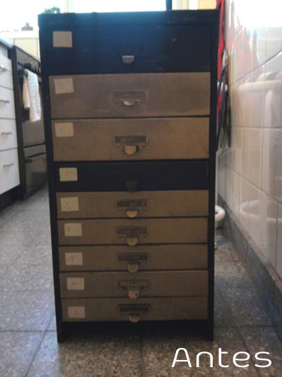 Antes y Después de la cajonera de Romina