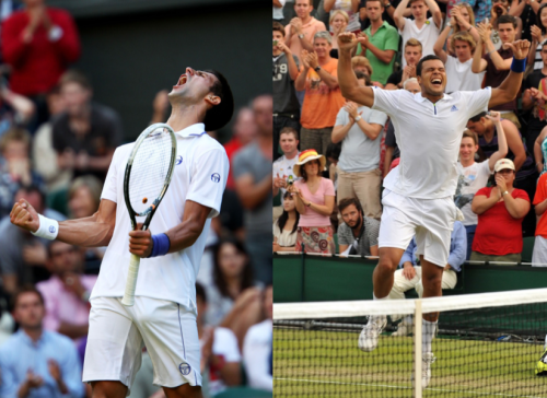 Wimbledon: Djokovic y Tsonga decidirán a un finalista