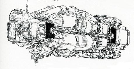 Kazutaka Miyatake – Diseños conceptuales para Space Battleship Yamato