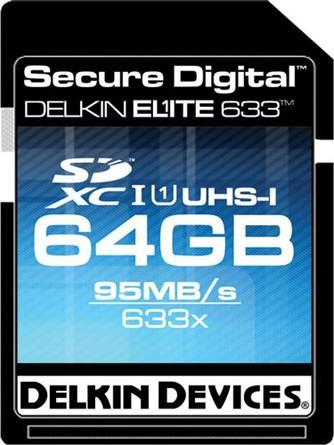 Delkin muestra una SDXC de 64GB con escritura de 45MBps