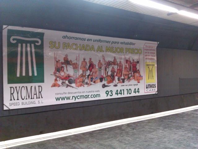 Publiacidez en el Metro de Barcelona