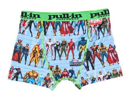 Ropa interior de héroes Marvel