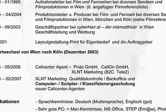 Lebenslauf Handschriftlich Muster Sie Können Auch In Ms Word Für Ihre
