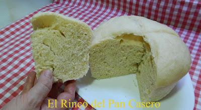 Receta fácil de pan casero al microondas cocinado en 10 minutos muy esponjoso, tierno y sin corteza