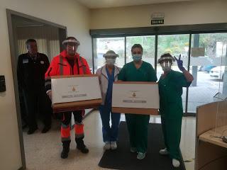 CONCLUÍDA LA REALIZACIÓN Y REPARTO DE DIEZ MIL MASCARILLAS Y MIL PANTALLAS PROTECTORAS CONCLUÍDA LA REALIZACIÓN Y REPARTO DE DIEZ MIL MASCARILLAS Y MIL PANTALLAS PROTECTORAS