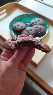 Cookies de chocolate con 3 ingredientes - Sin lácteos ni huevo