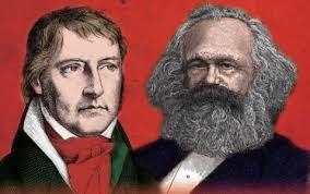 Marx y Hegel.