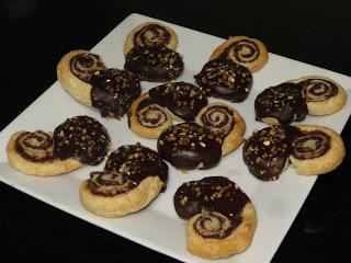 PALMERAS DE CHOCOLATE Y ALMENDRAS