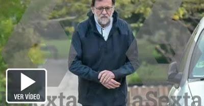 Mariano Rajoy sale a pasear, saltándose el confinamiento.