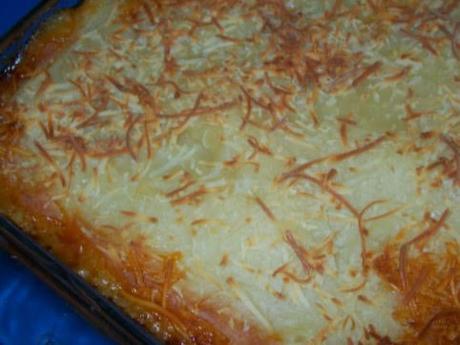 Gratinado de patata y atún Gratinado de patata y atún