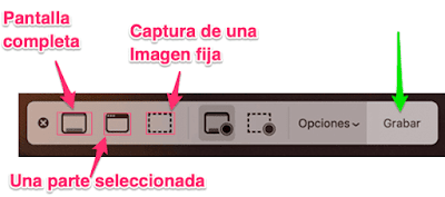 Como grabar la pantalla del Mac