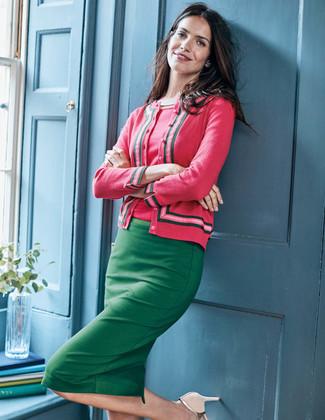 Falda Verde Corta Outfit