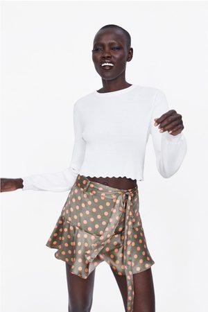 Falda Volantes Lunares Zara