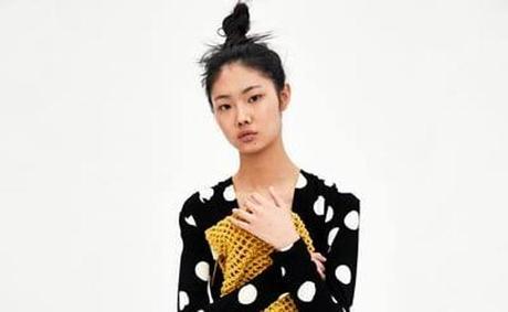 Falda Volantes Lunares Zara