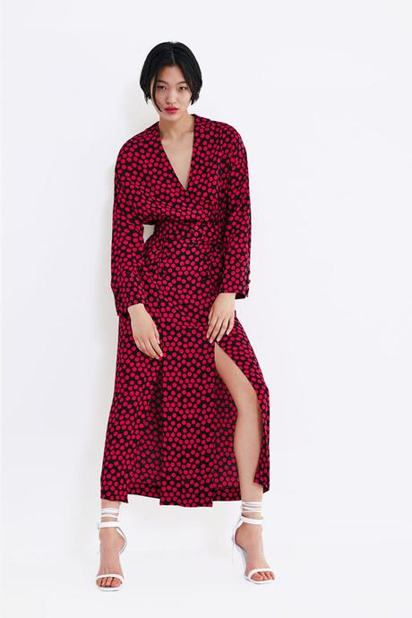 Falda Volantes Lunares Zara