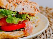 Bocata vegetal salmón