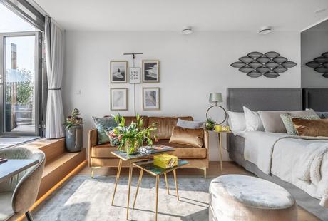 Un estudio de 20m2 con una terraza espectacular