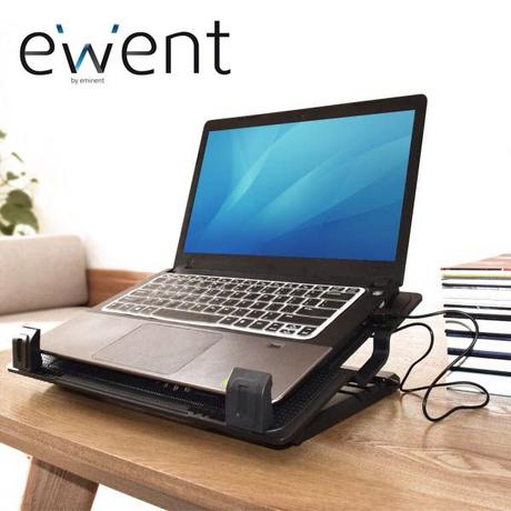 Los soportes con ventiladores de Ewent aumentan la vida útil de los portátiles