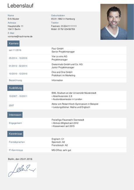 Lebenslauf Muster Online Sie Können Auch In Ms Word Für Ihre Kreativ Inspiration Einstellen