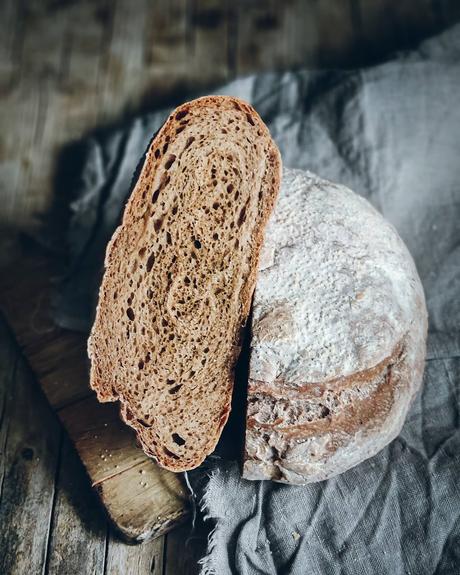 Pan rústico con harina panificable