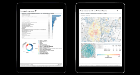 Geomarketing, consultable online desarrollado por inAtlas