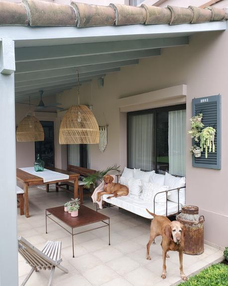 Mi postigo portamacetas y su nuevo color