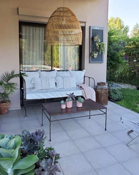 Mi postigo portamacetas y su nuevo color