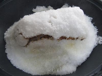 Capa de sal Lomo adobado a la sal Thermomix