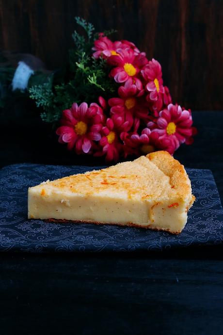 QUESADA PASIEGA  CON AROMA DE NARANJA Y CANELA