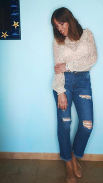 Cómo combino JEANS (vaqueros madre