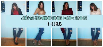 Cómo combino JEANS (vaqueros madre