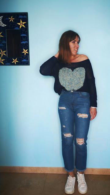 Cómo combino JEANS (vaqueros madre