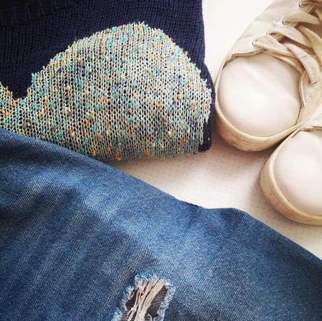 Cómo combino JEANS (vaqueros madre