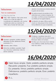 Soluciones de Lengua (13/04/2020 al 17/04/2020)