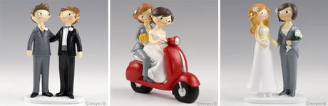 Figuras lesbianas pastel de boda Figuras lesbianas pastel de boda