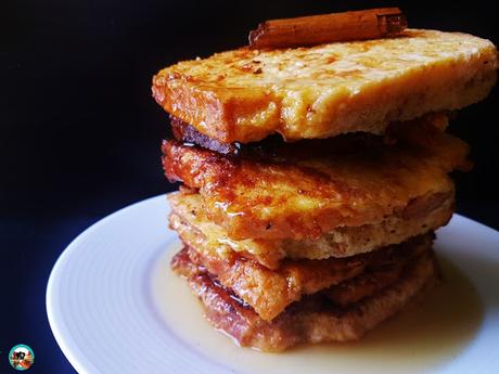 Torrijas de pan de  mantequilla