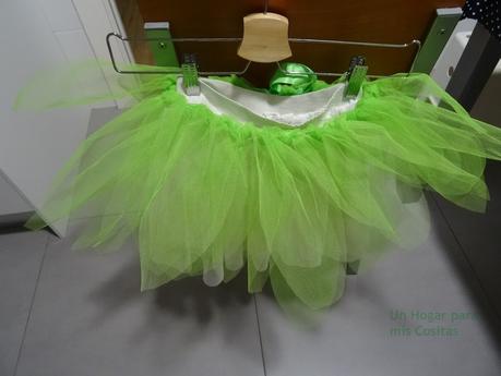 Falda De Tul Verde Militar