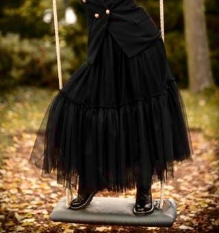 Falda De Tul Verde Militar