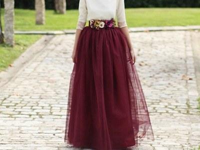 Falda De Tul Verde Militar