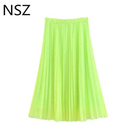 Falda De Tul Verde Militar