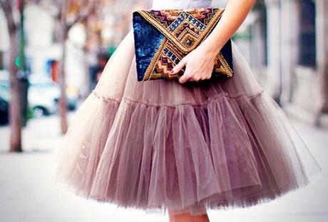 Falda De Tul Verde Militar