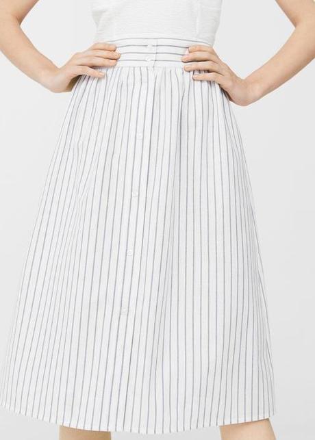 Falda Midi Rayas