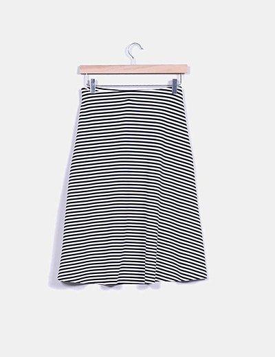 Falda Midi Rayas